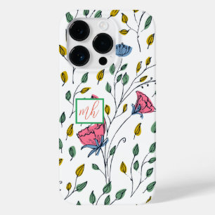 野花柄カラフル野花フローラ Case-Mate iPhone 14 PROケース