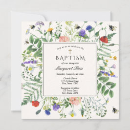 野花畑とミツバチのバプテスマ 招待状