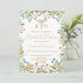 野花看護卒業会 招待状 (スタンド正面)