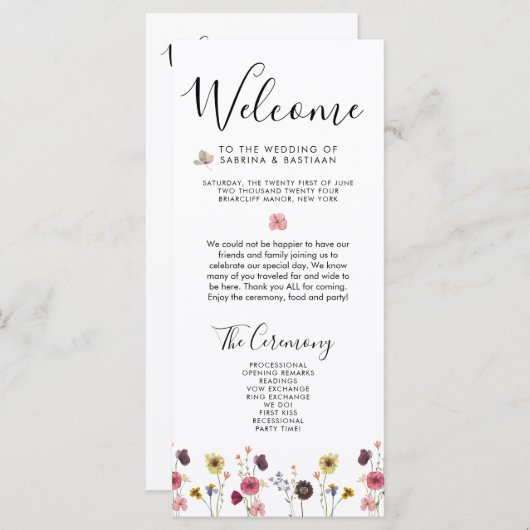 🌸 💍野花結婚歓迎 (正面/裏面)