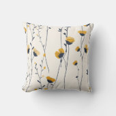 野花装飾用クッション、フローラ装飾枕 クッション (正面)