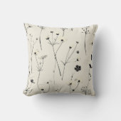 野花装飾用クッション、フローラ装飾枕 クッション (正面)