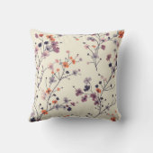 野花装飾用クッション、フローラ装飾枕 クッション (裏面)