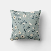 野花装飾用クッション、フローラ装飾枕 クッション (正面)