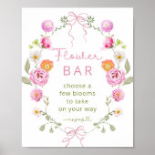 野花開花又は花バー ポスター (正面)