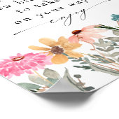 野花開花又は花バー ポスター (角)