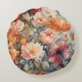 野花 ラウンドクッション (裏面)