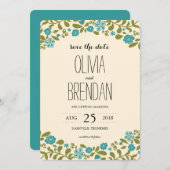 野花 |日付の保存 セーブザデート (正面/裏面)