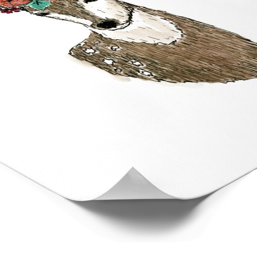 野花：森の王 ポスター (角)