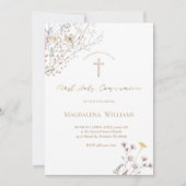 野花 |第一聖餐式招待状 招待状 (正面)