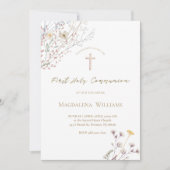 野花 |第一聖餐式招待状 招待状 (正面)