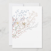 野花 |第一聖餐式招待状 招待状 (裏面)