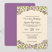 野花 | 結婚s 招待状 (正面/裏面)