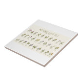 野草とハーブ タイル (側面)