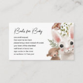 野草と森林動物のブックリクエスト エンクロージャーカード (正面)