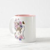 野草のような優しさを広げる引用文 ツートーンマグカップ (正面左)