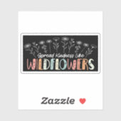 野草のように優しさを広げ感動的る シール (シート)