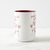 野草のように優しさを広める マグカップ (中央)