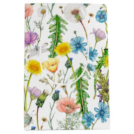 野草のトンボ ミディアムペーパーバッグ