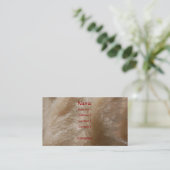 野草のプロフィールカード 名刺 (スタンド正面)