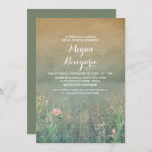 野草のヴィンテージブライダルシャワー招待状 招待状 (正面/裏面)