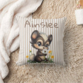 野草の中の小さな虫 クッション (ブランケット)