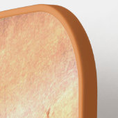 野草の中の若い鹿でにぎやかなテクスチャーのアート ピックルボールラケット (左詳細)