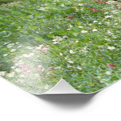 野草の中の雄牛の海藻の香り) フォトプリント (角)