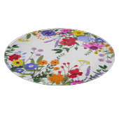 野草の化粧ガラス切断板12" カッティングボード (角)