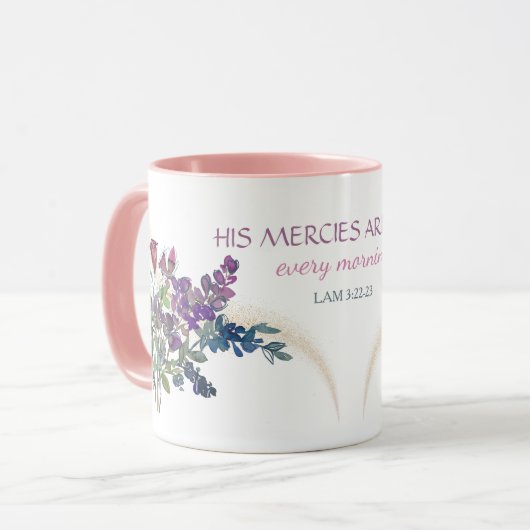 野草の種は新しいキリスト教のマグ マグカップ (正面左)