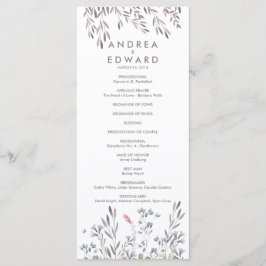 野草の結婚式 プログラム