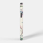野草の継ぎ目のない模様 iPhoneケース (右側面)