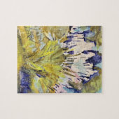 野草の羽毛の絵画 / アーティスト ラリー・レルー ジグソーパズル (横)