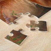 野草の花を持つベイ絵を描マーレ ジグソーパズル (側面)