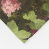 野草の花を持つベイ絵を描マーレ フリースブランケット (角)