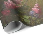 野草の花を持つベイ絵を描マーレ ラッピングペーパー (ロールコーナー)