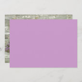 野草の西部の田舎風のブライダルシャワー 招待状 (正面/裏面)