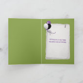 野草の足誕生日 カード (内部)