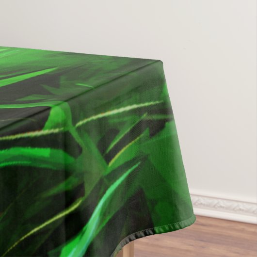 野草の間で赤い唇のあるアメリカのインドのトーテム テーブルクロス (インサイチュ)