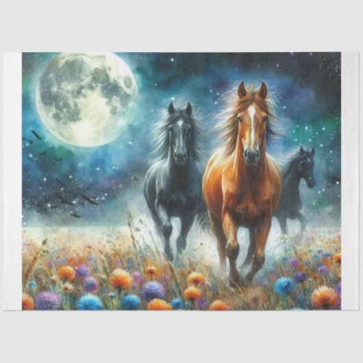 野草の馬 薄葉紙 (正面)