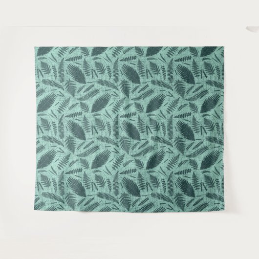 野草やシダ タペストリー (正面(横))