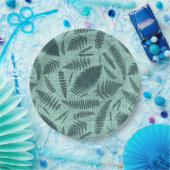 野草やシダ ペーパープレート (パーティー)