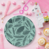 野草やシダ ペーパープレート (パーティー)