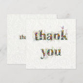 野草をスプレーしてくれてありがとう サンキューカード (正面/裏面)