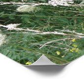 野草プリント ポスター (角)