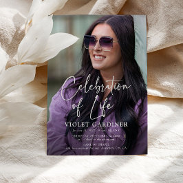 野草写真葬祭記念事業 三つ折り招待状