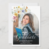 野草医療看護学校写真卒業 案内状 (正面)