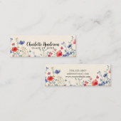 野草卒業エレガント名前をカスタムするカード コーリングカード (正面/裏面)