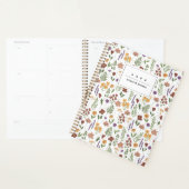 野草図解入りの、写真付きのプランナー プランナー手帳 (ディスプレー)