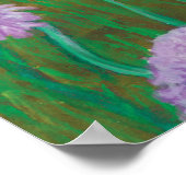 野草地のアリと蝶 ポスター (角)